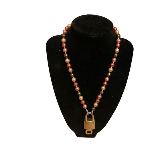 Louis Vuitton Lock Necklace  - Picture 1 of 4